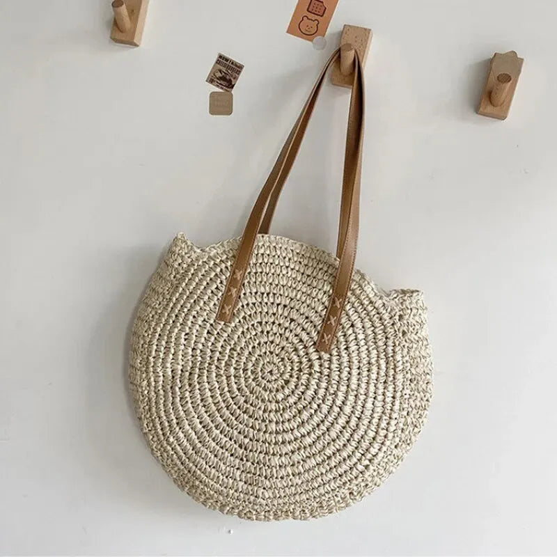 ByMave - Sac rond en osier simple