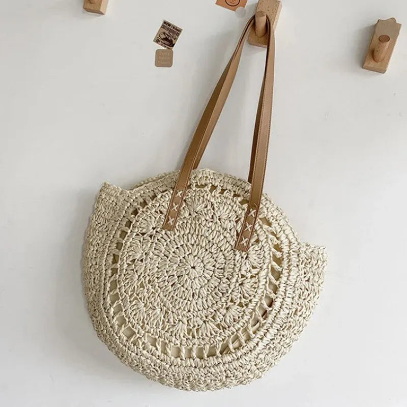 ByMave - Sac rond en osier simple
