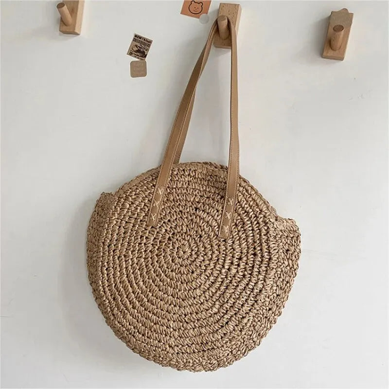 ByMave - Sac rond en osier simple