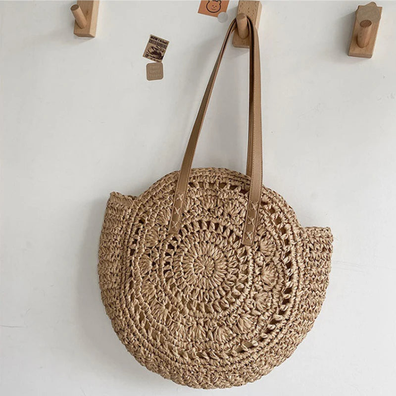 ByMave - Sac rond en osier simple