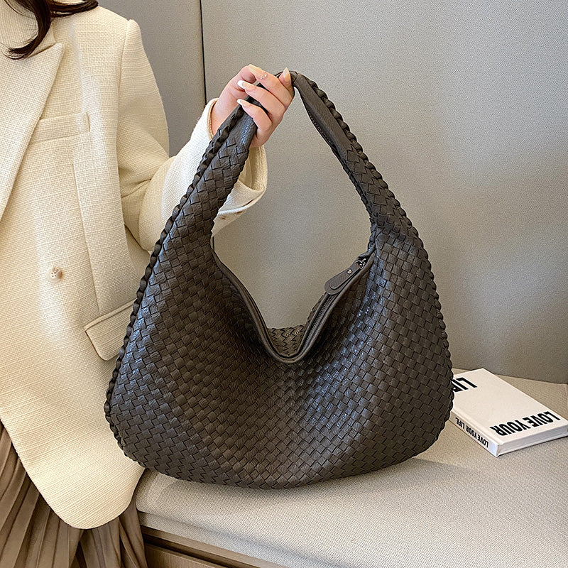 Rilana | Sac de luxe tissé et élégant