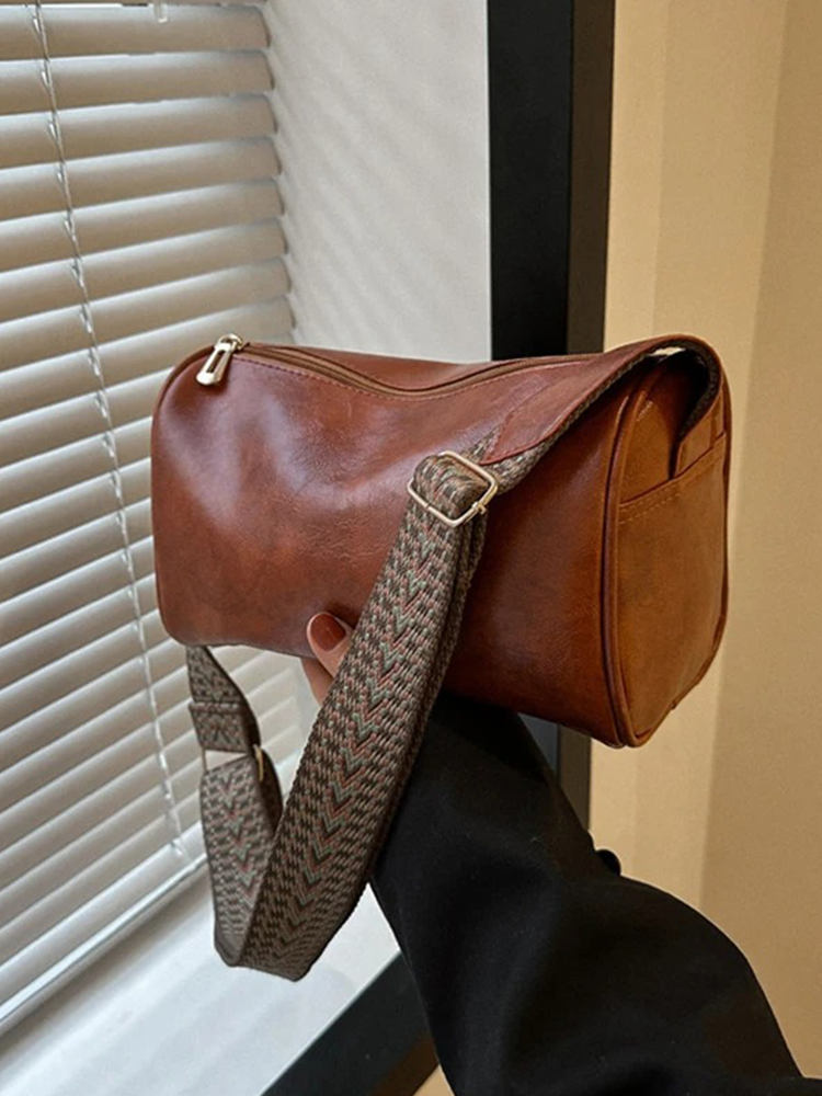 Sabrina Vintage Leather Shoulder Bag | Handbag | Crossbody Shopper