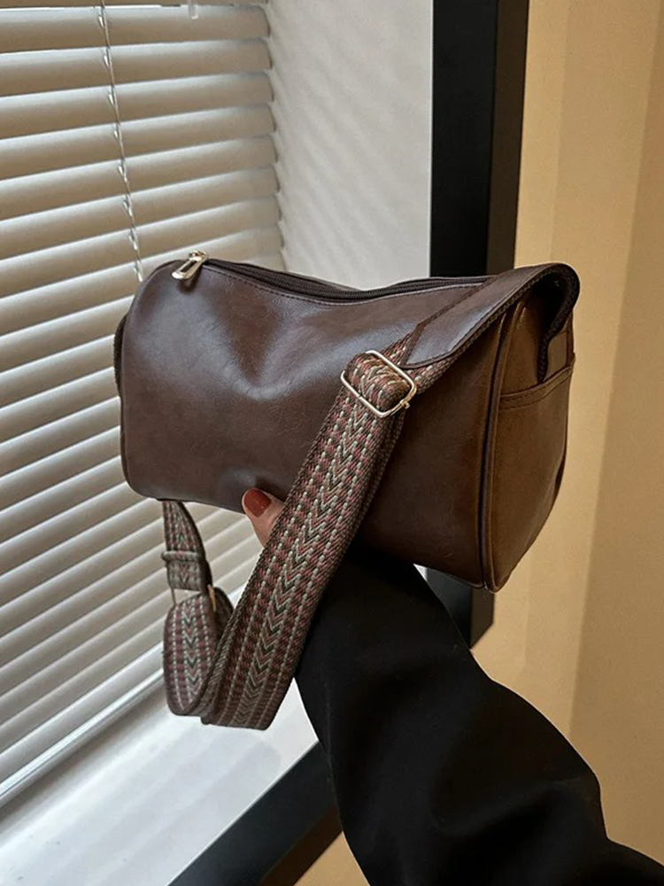 Sabrina Vintage Leather Shoulder Bag | Handbag | Crossbody Shopper