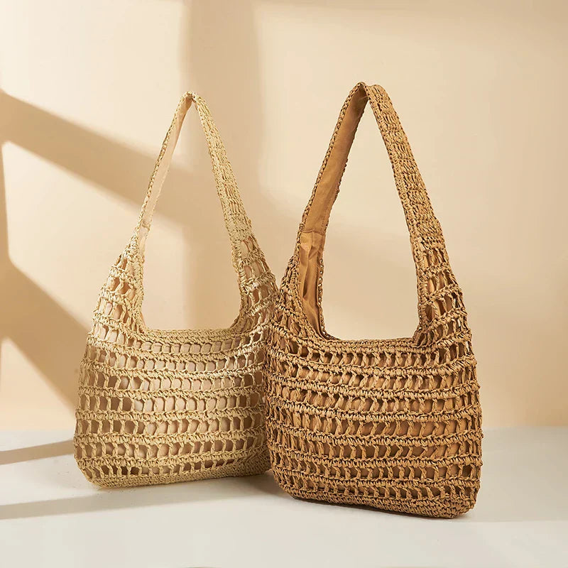 Sac à bandoulière en osier Lumina
