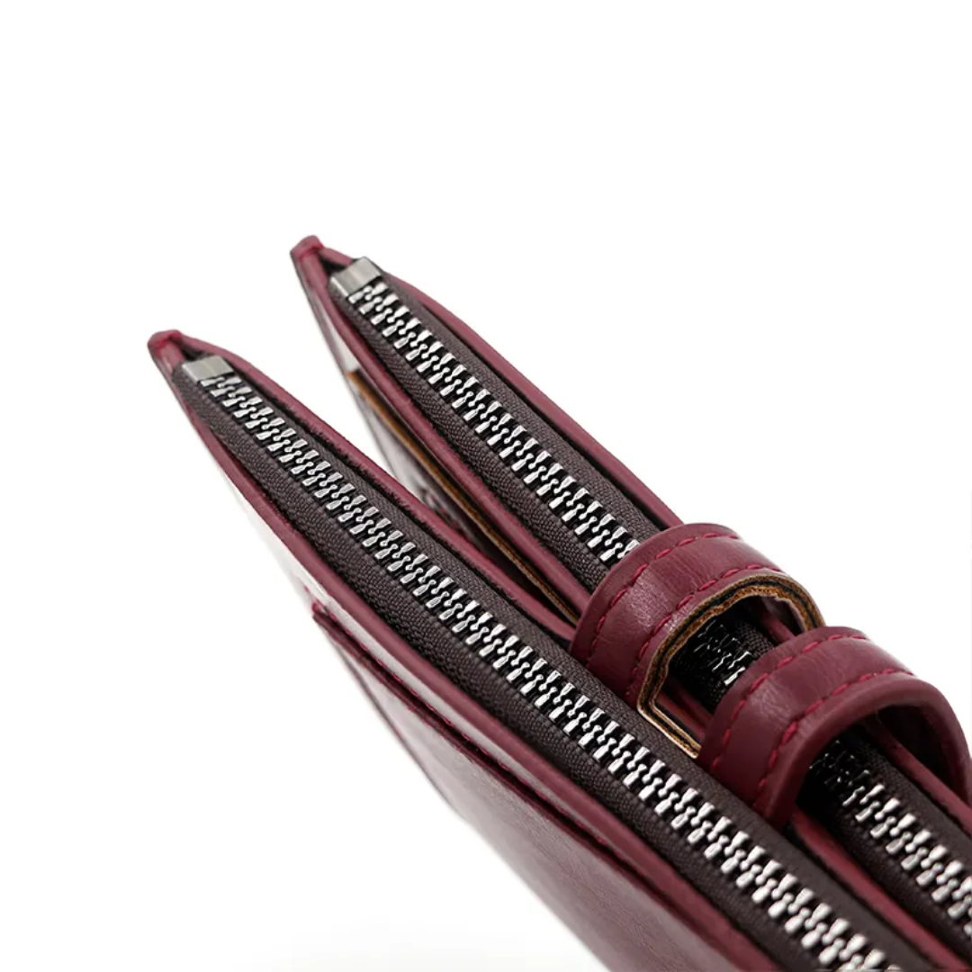 Portefeuille long en cuir | Pratique et élégant