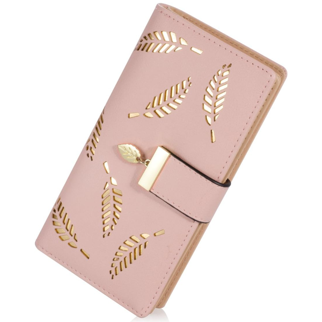 Portefeuille en cuir à longues feuilles - Leanne