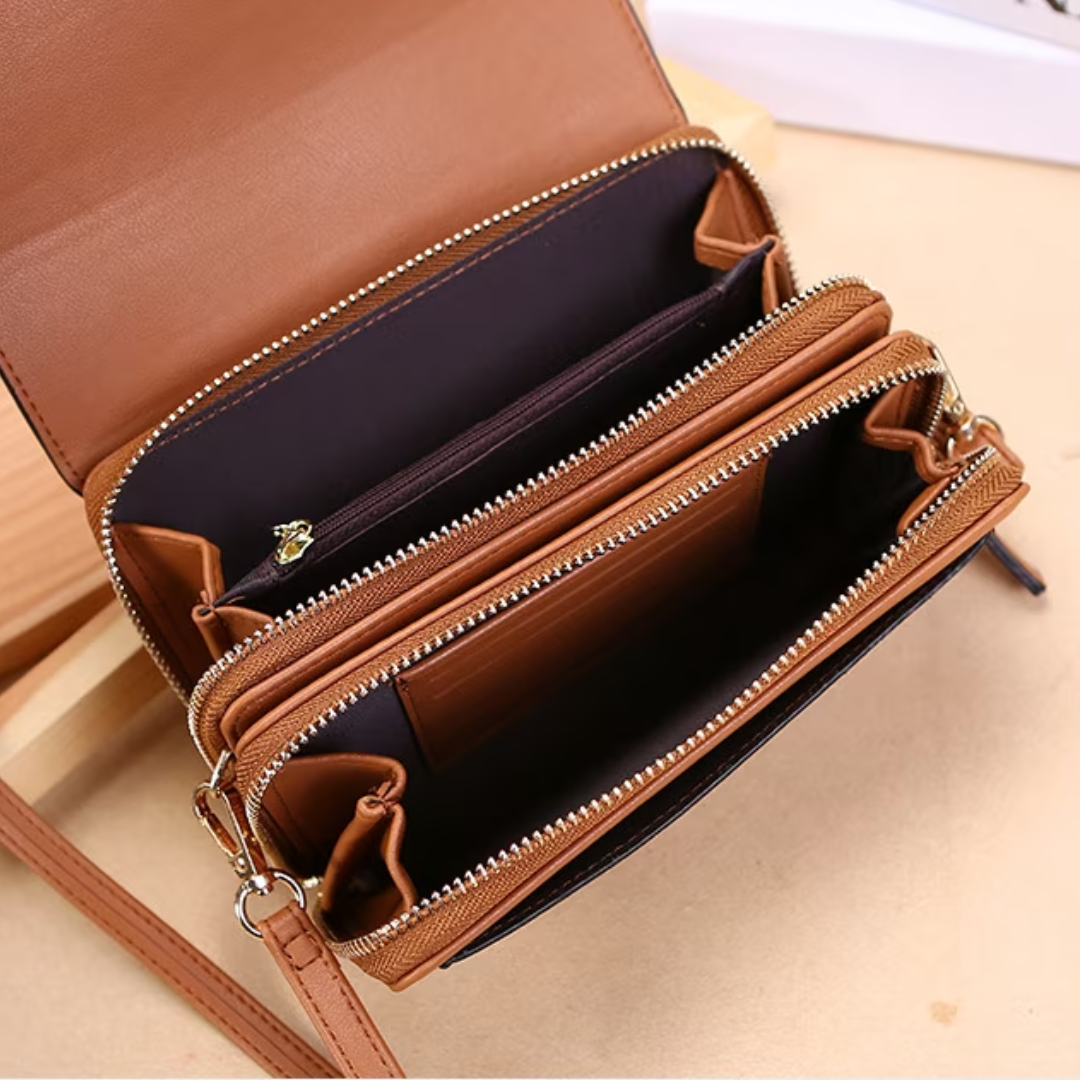 Sac à main classique en cuir végétalien