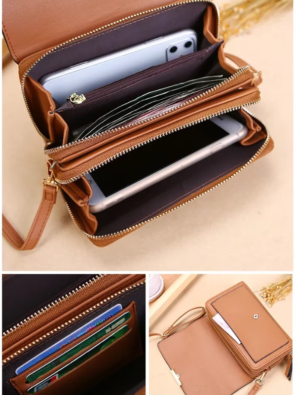Sac à main classique en cuir végétalien