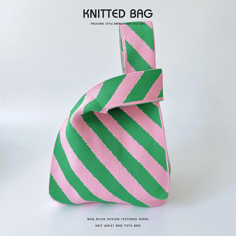 Sac tricoté - Diagonal