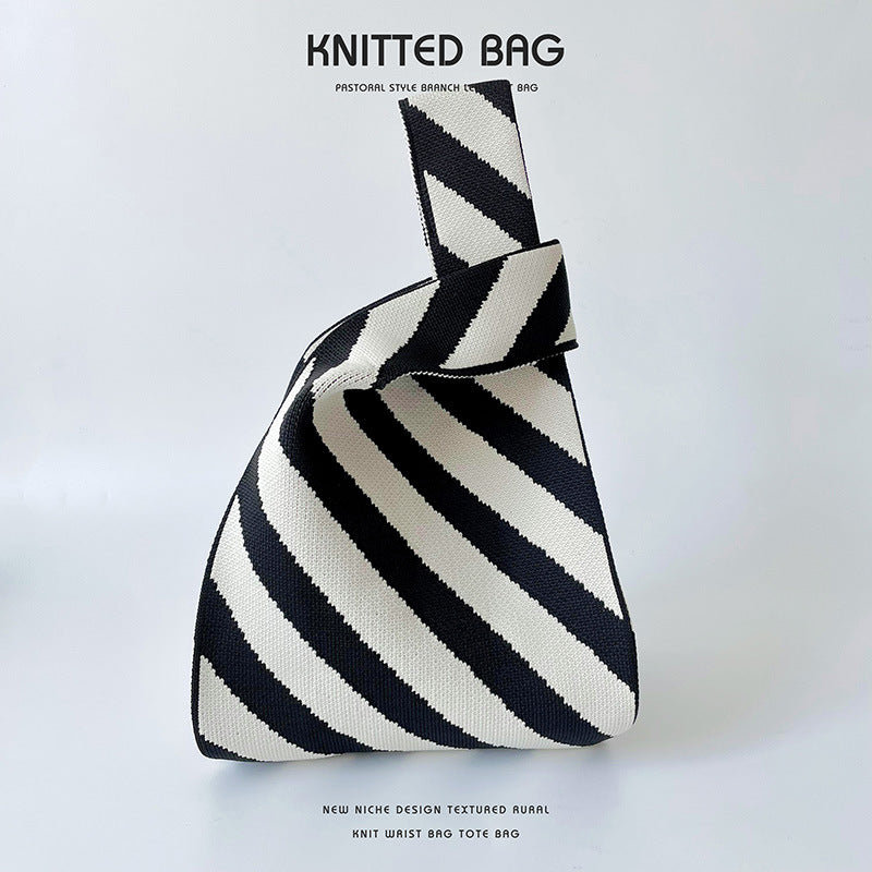 Sac tricoté - Diagonal