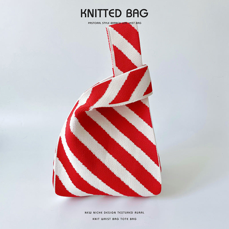 Sac tricoté - Diagonal