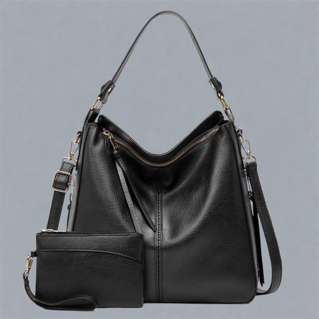 Cecile | Élégant sac messager en cuir avec grand intérieur