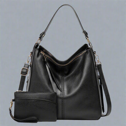 Cecile | Élégant sac messager en cuir avec grand intérieur