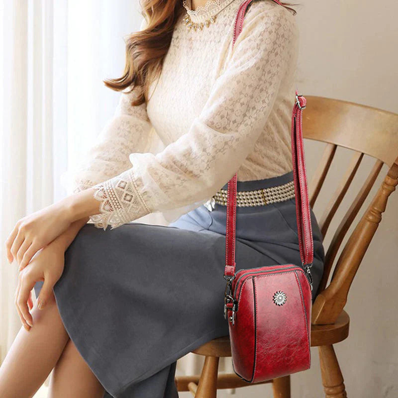 Sac en cuir compact - Lauren