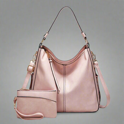 Cecile | Élégant sac messager en cuir avec grand intérieur