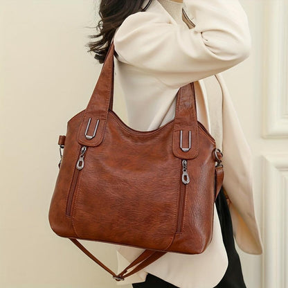 Emma Retro Tote Shoulder Bag-Elly Rose