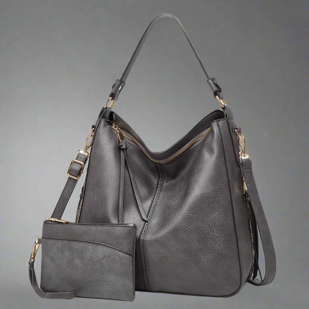 Cecile | Élégant sac messager en cuir avec grand intérieur