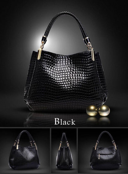 Xella | Sac à main élégant avec motif crocodile