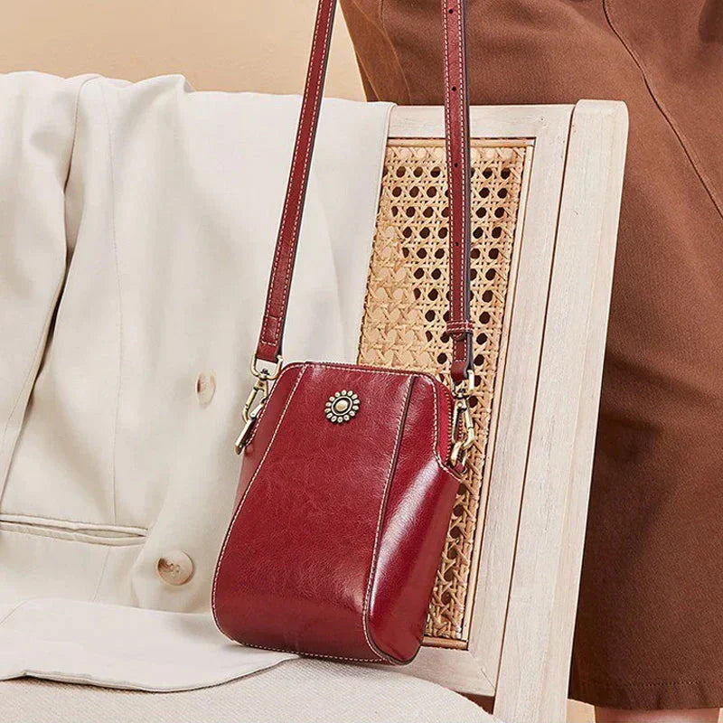 Sac en cuir compact - Lauren