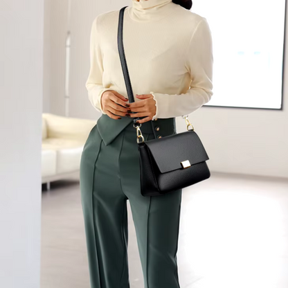 Sac à main élégant en cuir végétalien