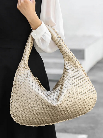 Brianna Braided Shoulder Bag Ladies | Handbag | Design Bag Gold