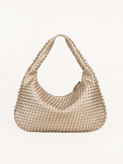 Brianna Braided Shoulder Bag Ladies | Handbag | Design Bag Gold