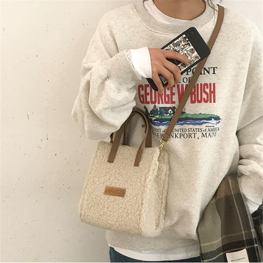 Sac à bandoulière Teddy | Parfait pour accompagner votre manteau Teddy