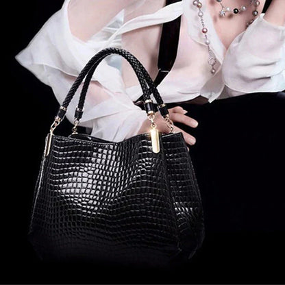 Xella | Sac à main élégant avec motif crocodile