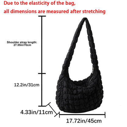 Sac à bandoulière nuage matelassé