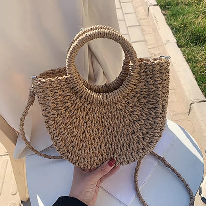 Vardi Dante™ Romy Wicker Shoulder Bag | Un sac estival et élégant pour les femmes