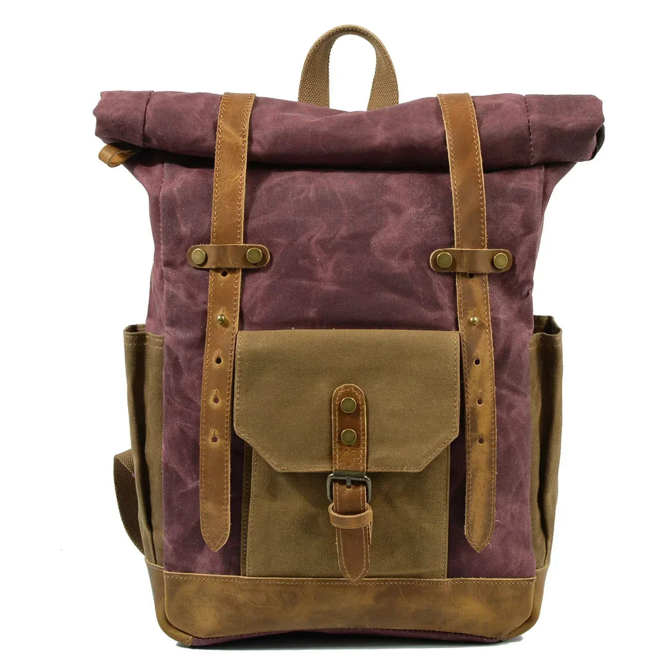 Finn | Sac à dos militaire en toile avec roulettes pour la randonnée et l'ordinateur portable