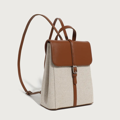 Ella | Sac à dos en toile Preppy pour femmes - Stylé et durable