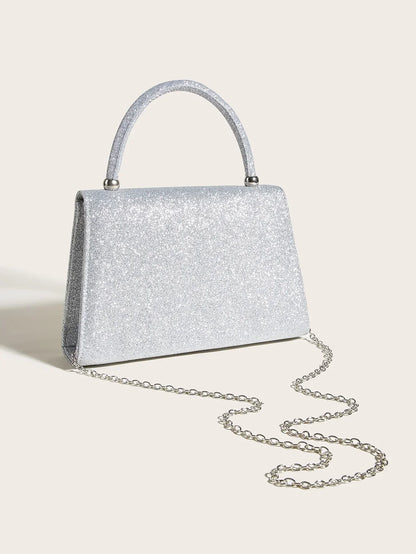 Pochette de soirée en satin Sophie Glow
