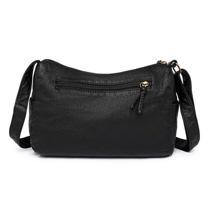 Lykke | Sac à bandoulière en cuir vintage à compartiments multiples