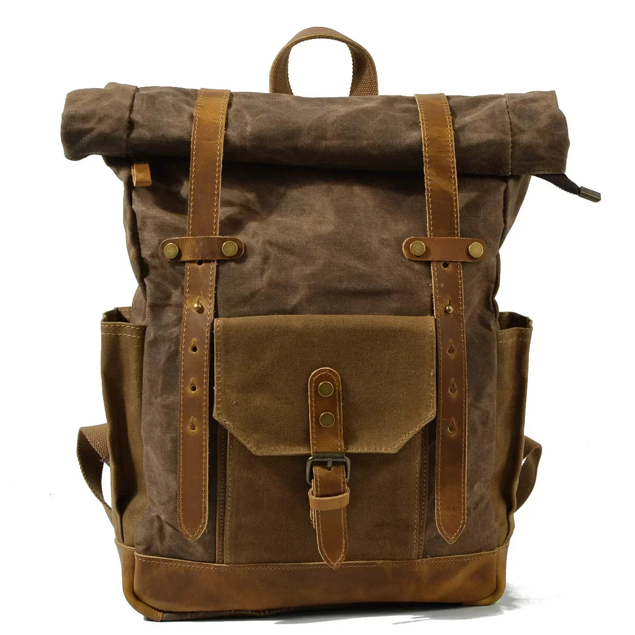 Finn | Sac à dos militaire en toile avec roulettes pour la randonnée et l'ordinateur portable