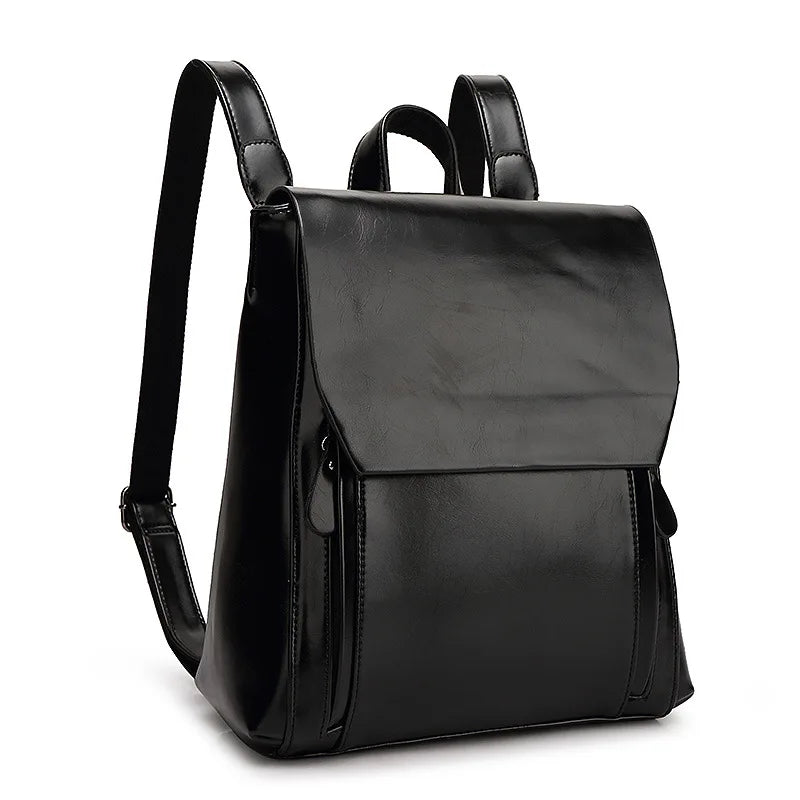 Carmine | Elégant sac à dos pour ordinateur portable en cuir PU - rembourré et pratique
