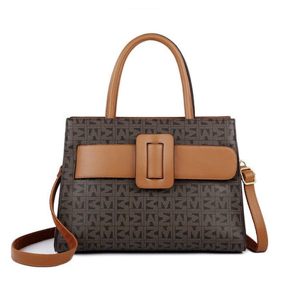 MiSun - Sac élégant en cuir PU marron