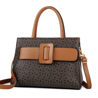 MiSun - Sac élégant en cuir PU marron