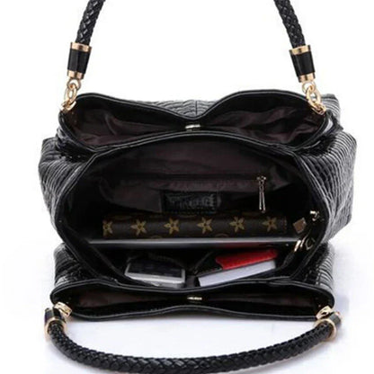 Xella | Sac à main élégant avec motif crocodile