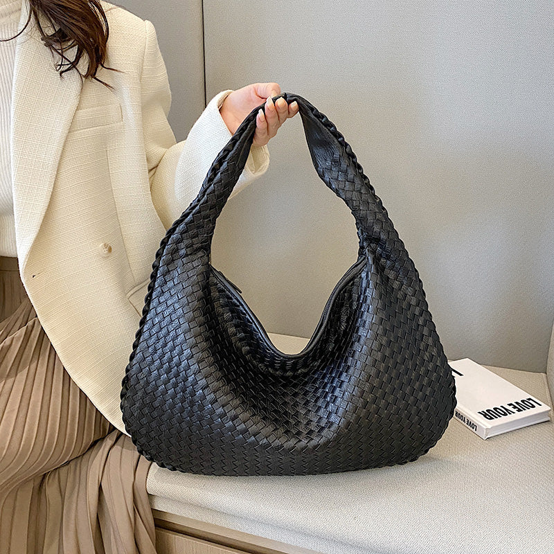 Rilana | Sac de luxe tissé et élégant