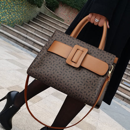 MiSun - Sac élégant en cuir PU marron