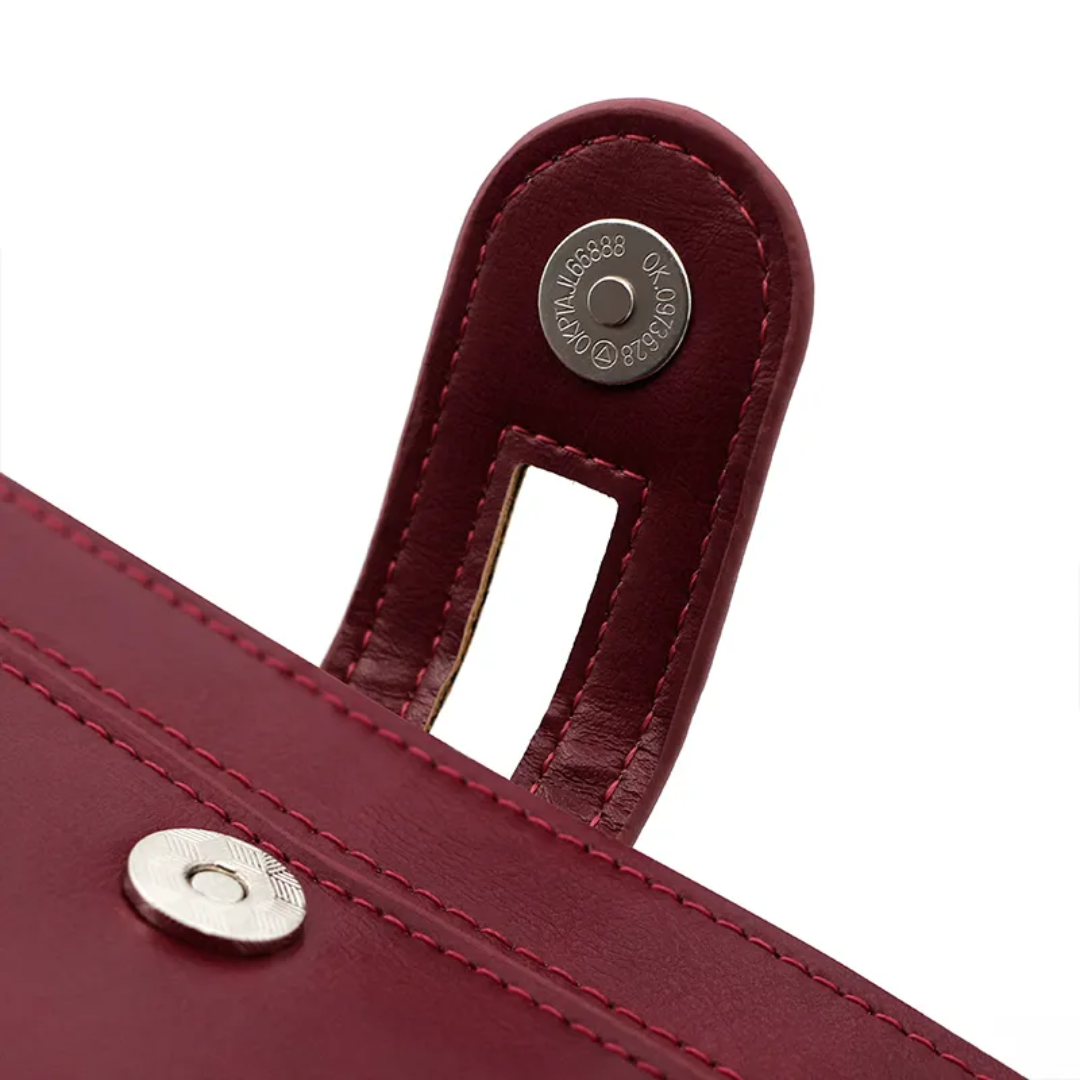 Portefeuille long en cuir | Pratique et élégant