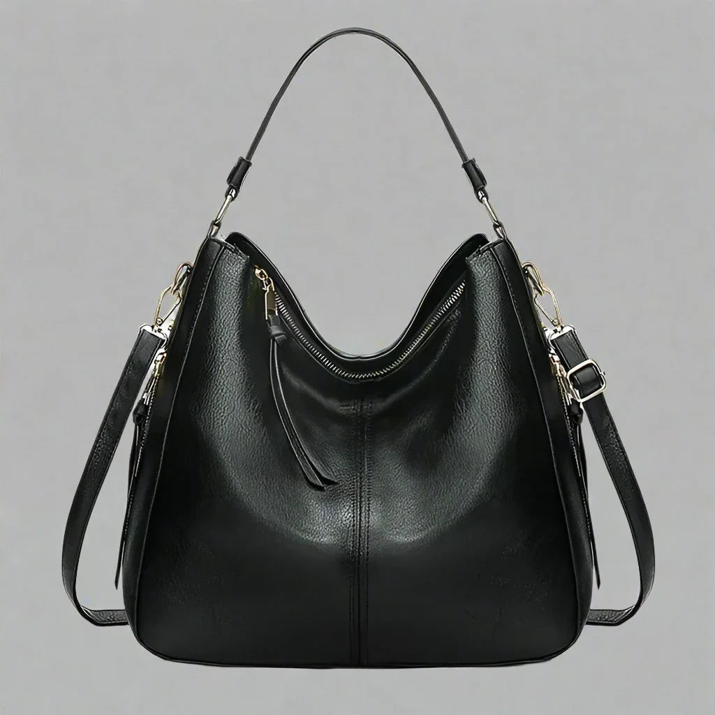 Cecile | Élégant sac messager en cuir avec grand intérieur