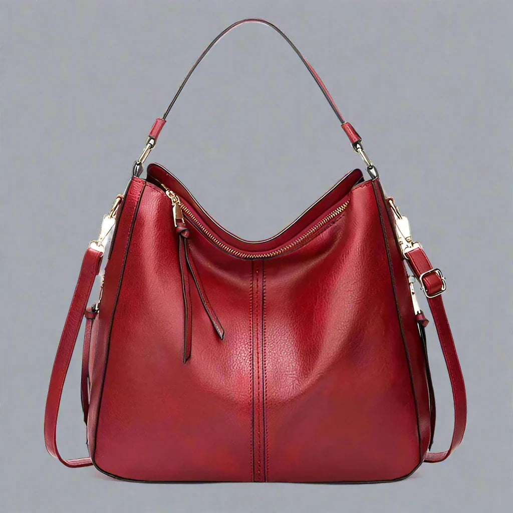 Cecile | Élégant sac messager en cuir avec grand intérieur