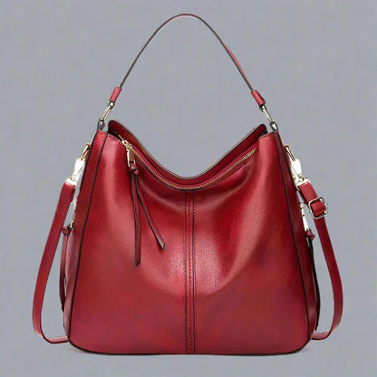 Cecile | Élégant sac messager en cuir avec grand intérieur