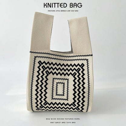 Sac tricoté - Boho