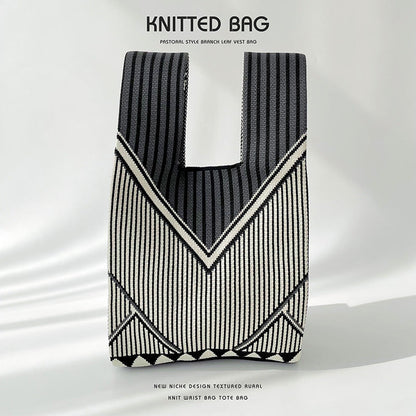 Sac tricoté - V