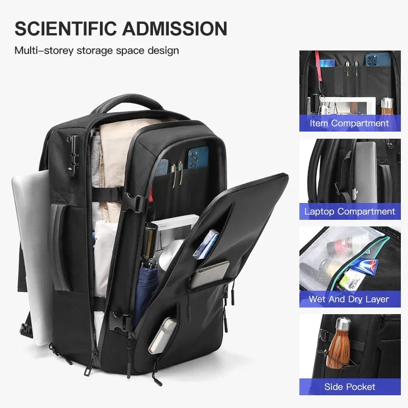 PacSafe - Sac à dos pour ordinateur portable sécurisé pour les voyageurs