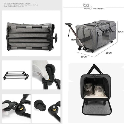 RoamPaws - Sac de transport portable pour animaux de compagnie
