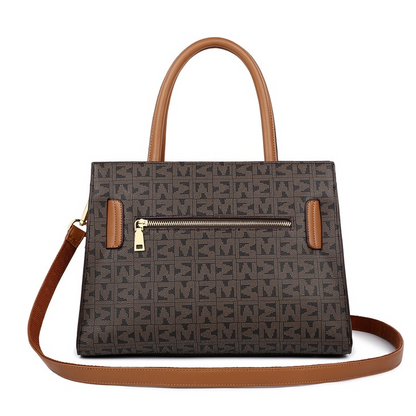 MiSun - Sac élégant en cuir PU marron